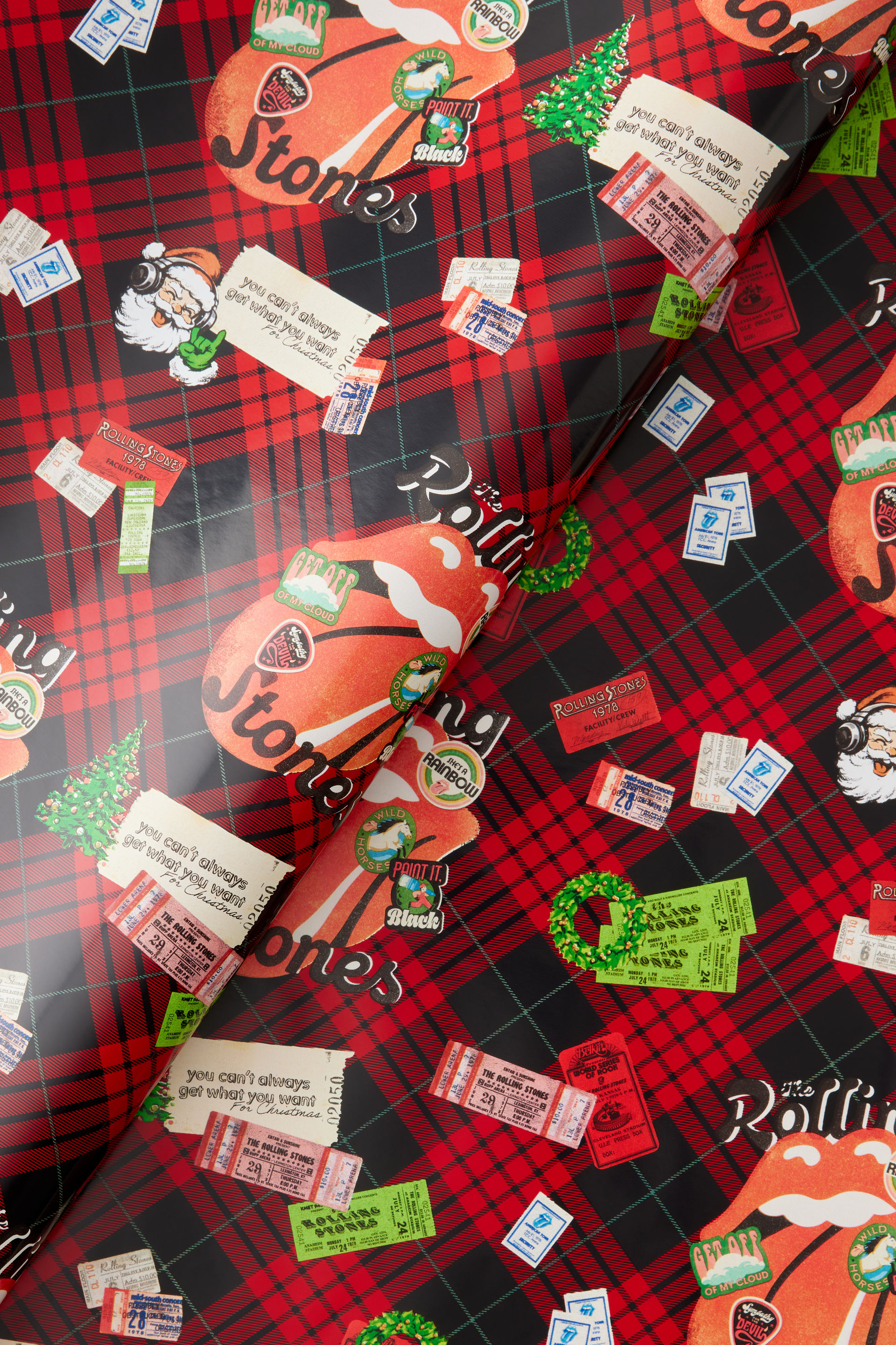 Rolling Stones Wrapping Paper Roll