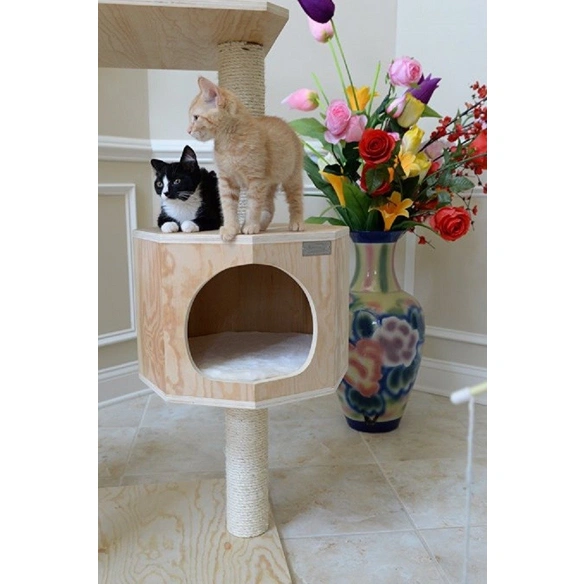 Kratzbaum »Frieda«, holzfarben, Höhe: 137 cm