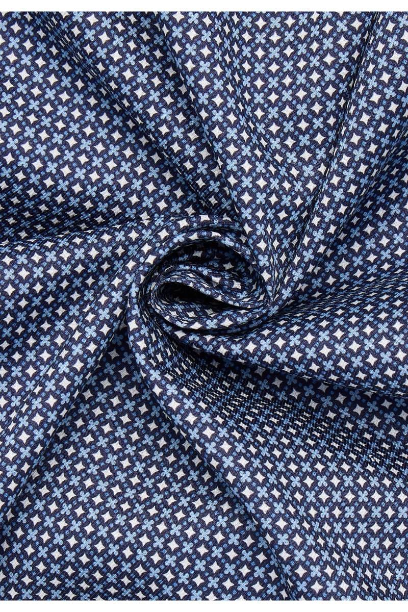 ETERNA Dynamic Cotton Modern Fit Hemd dunkelblau, Bedruckt