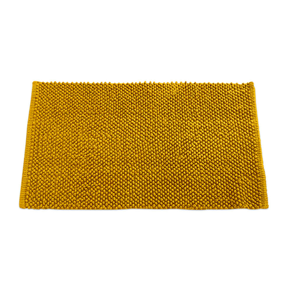 POLYESTER - Carpette de bain safran 50x80cm