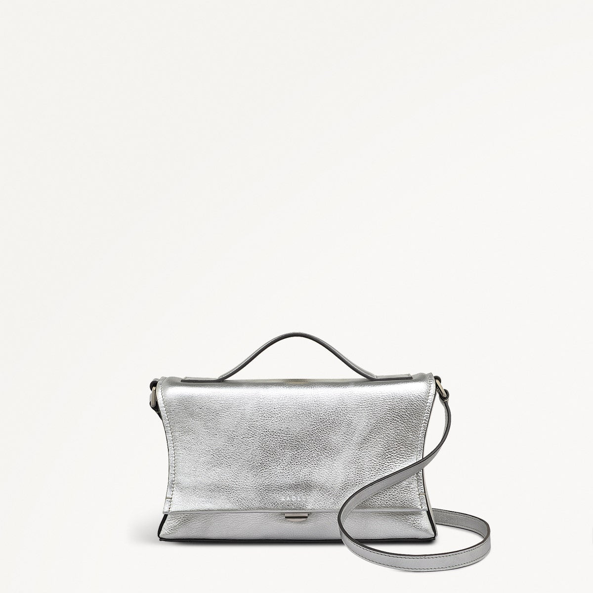 Ellerdine Way - Metallic Medium Flapover Cross Body Bag - OHE12501