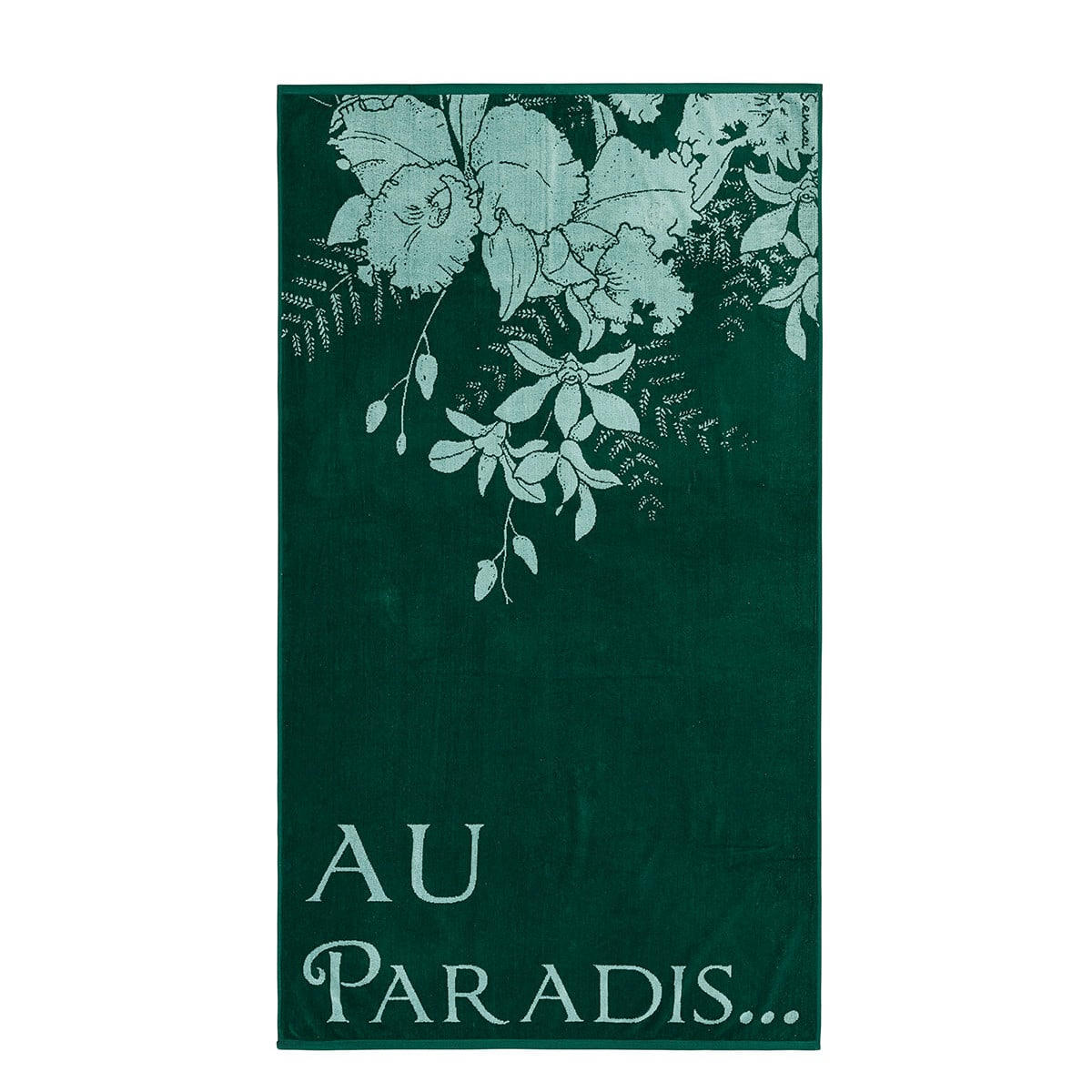 PARADIS - Serviette de plage velours 100x180 cm