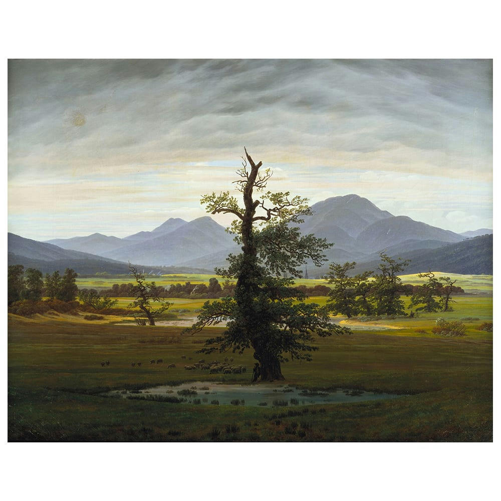 - Tableau - Arbre Solitaire Caspar David Friedrich 80x100cm