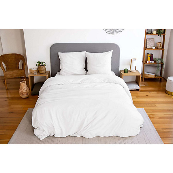 Parure de lit - 100% microfibre lavée