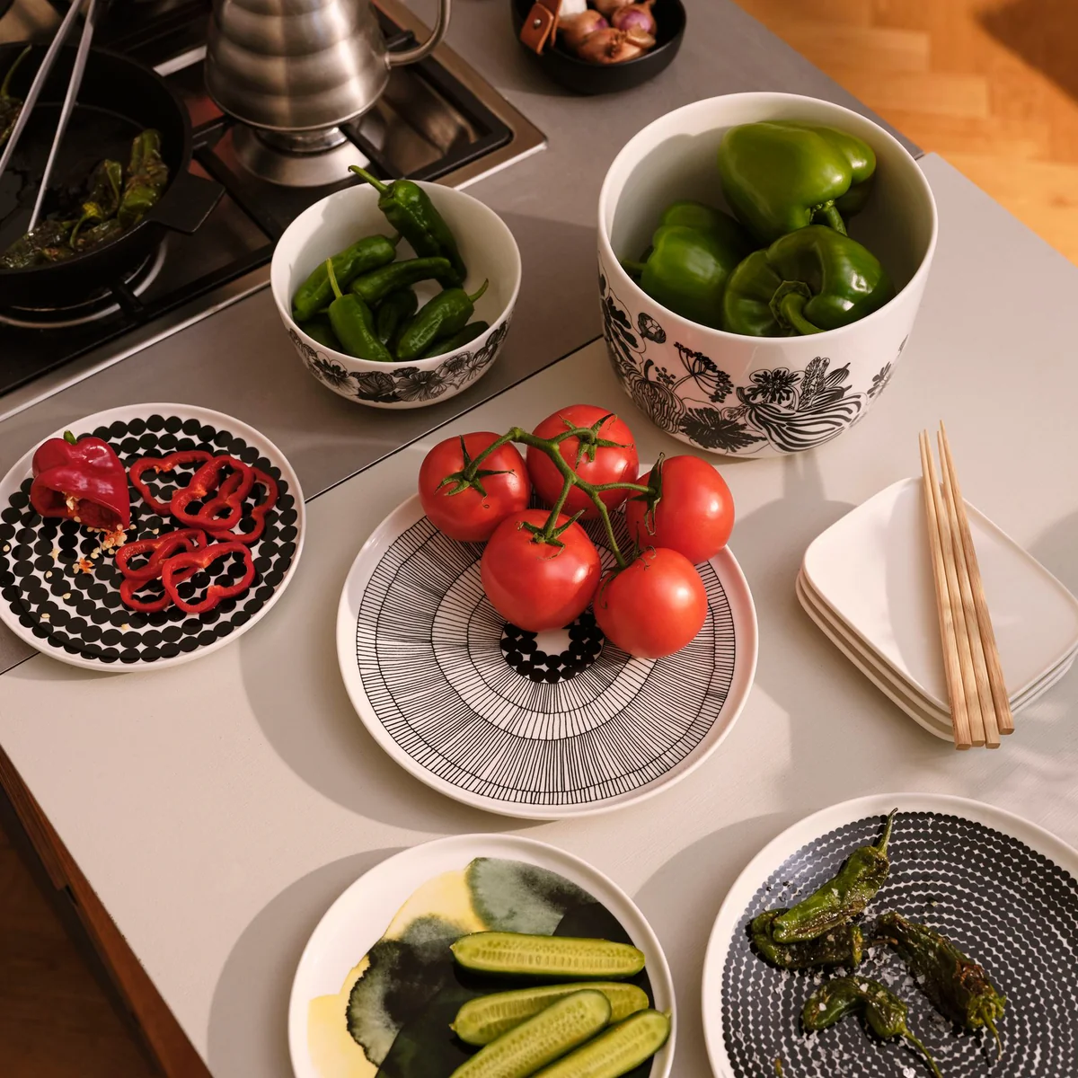 Marimekko - Oiva Räsymatto Teller