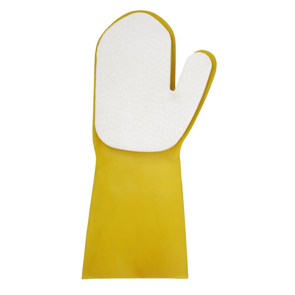 Gant de nettoyage ligne d'eau jaune et blanc