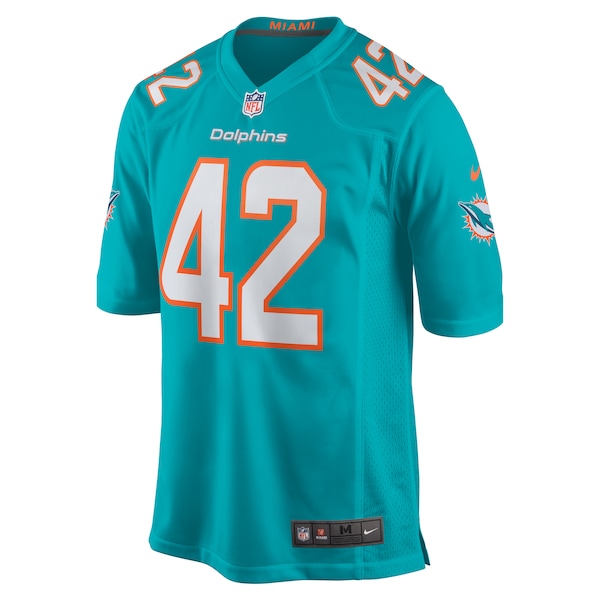 Alexander Johnson Miami Dolphins Nike  Game Jersey -  Aqua