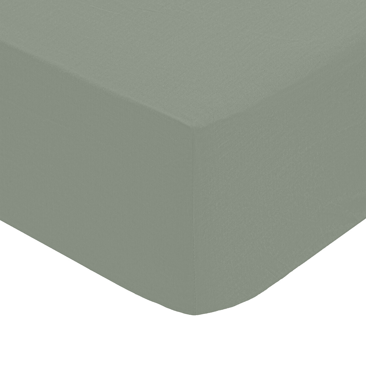 Fitted sheet, percale Green, 160x200 cm