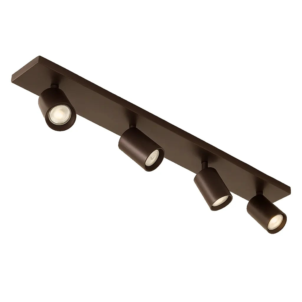 Highlight spot Mila - 4 lichts - 90 x 15  cm - bruin