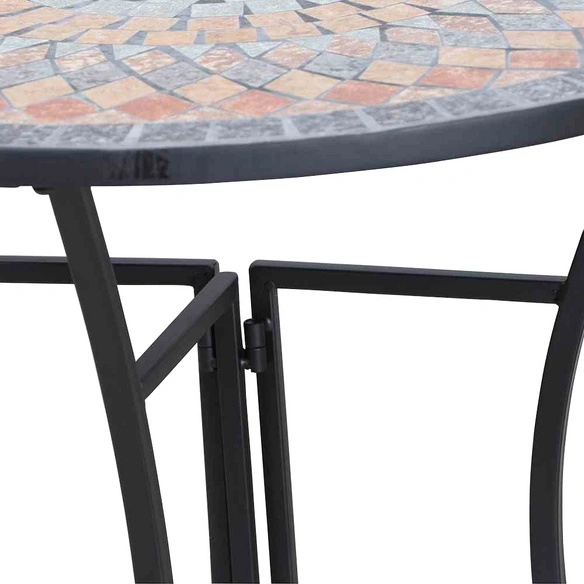 Anstelltisch »Prato«, BxHxT: 70 x 71,5 x 35,5 cm, Stahl/Keramik