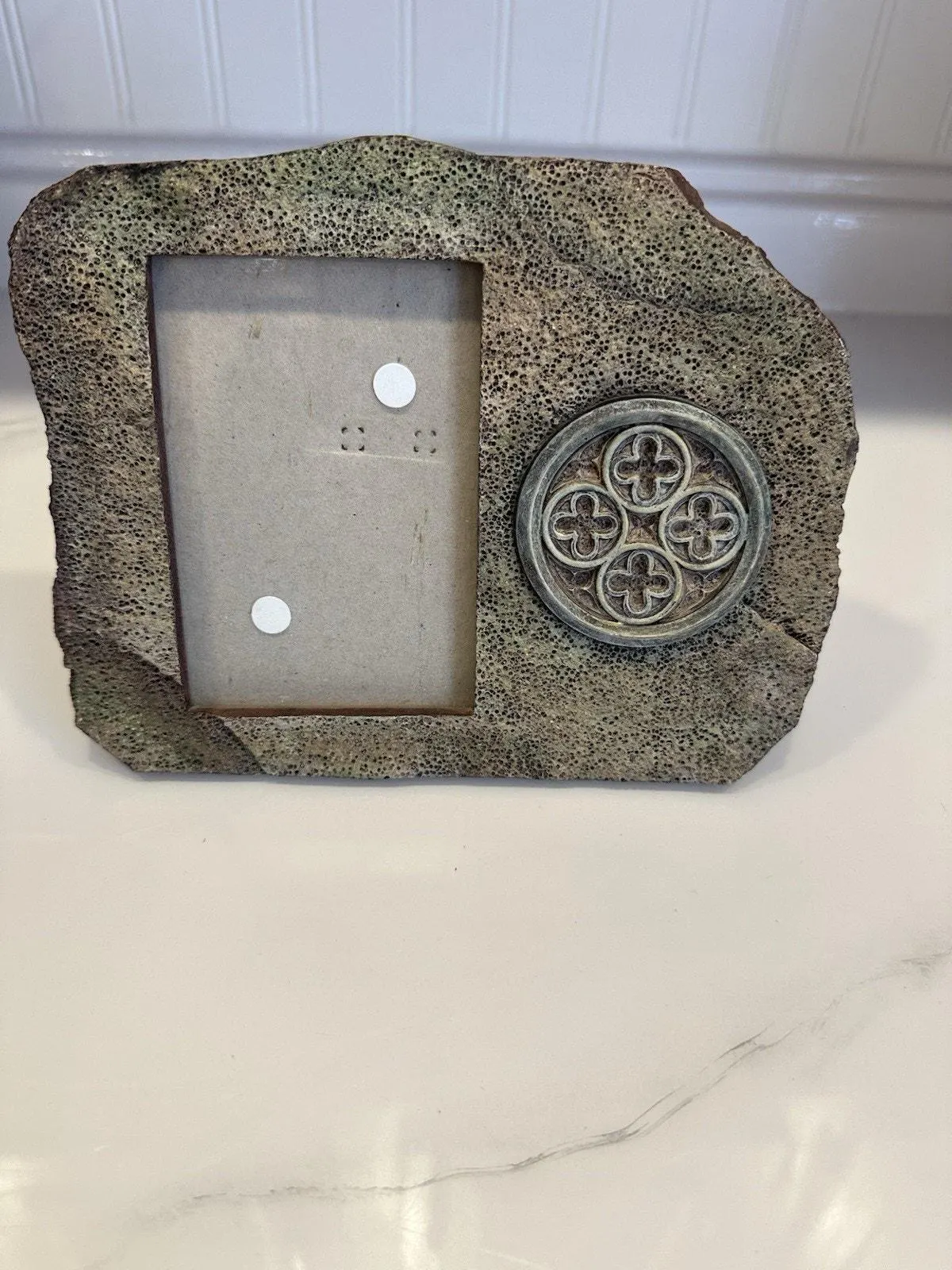 Burns of Boston Stone Style Celtic Medallion Photo Frame 3.5