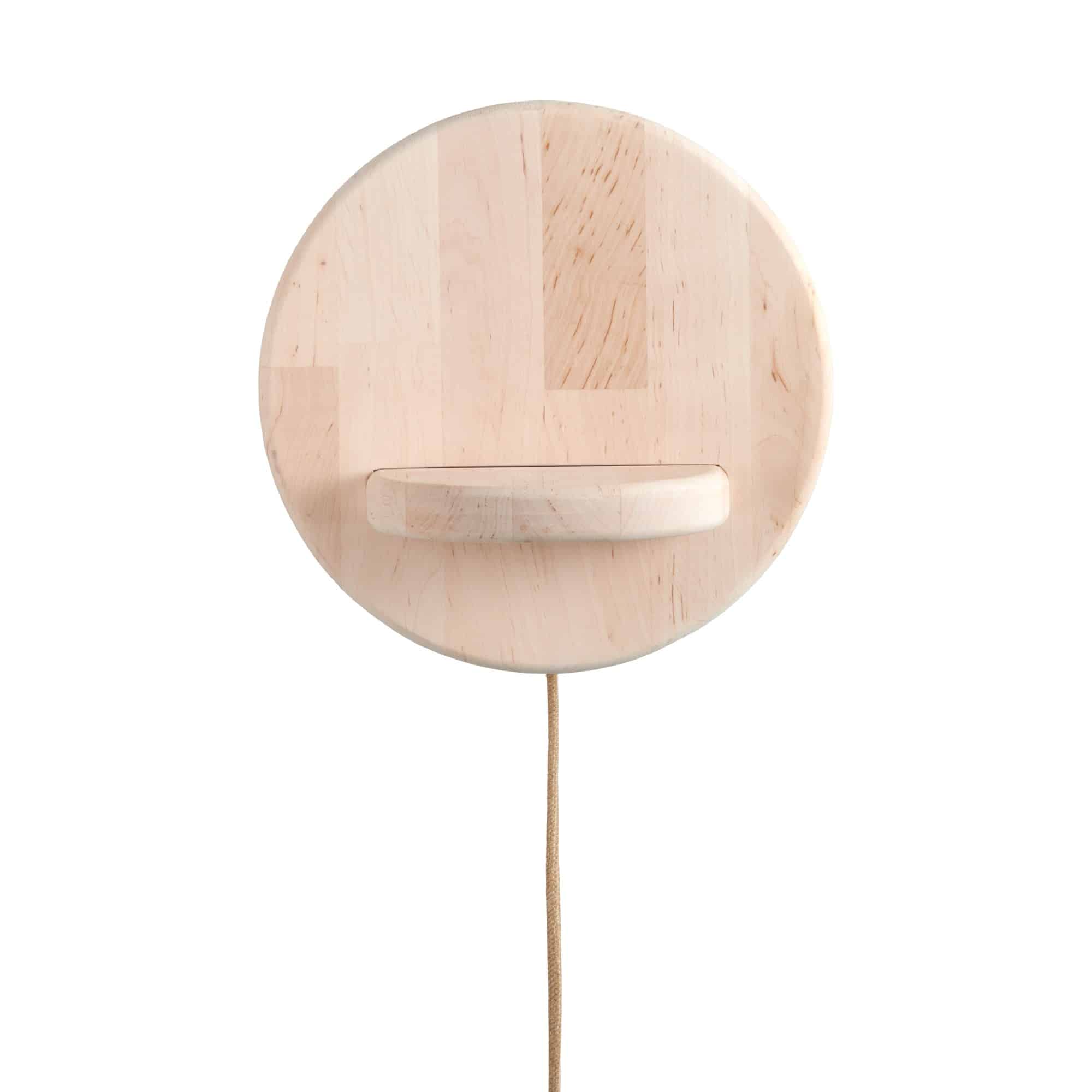 GOOD&MOJO wandlamp Corsica - naturel - Ø18cm