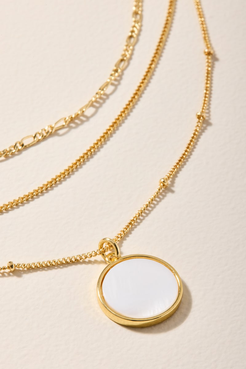 Robyn Layered Pendant Necklace
