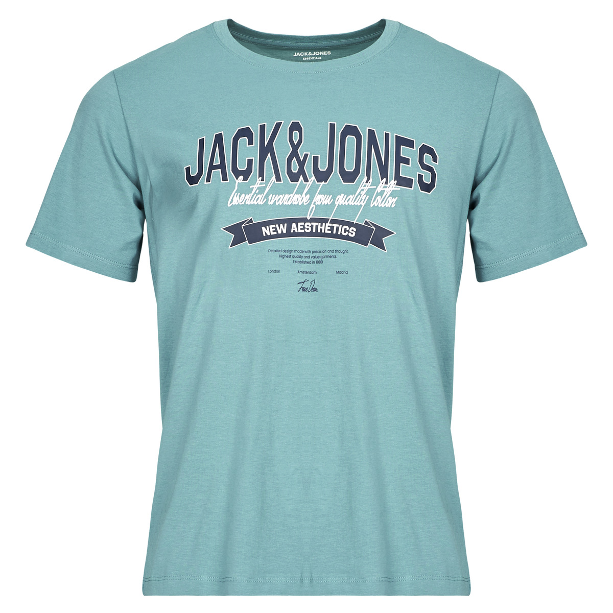 Jack & Jones - JJELOGO TEE SS - Blue