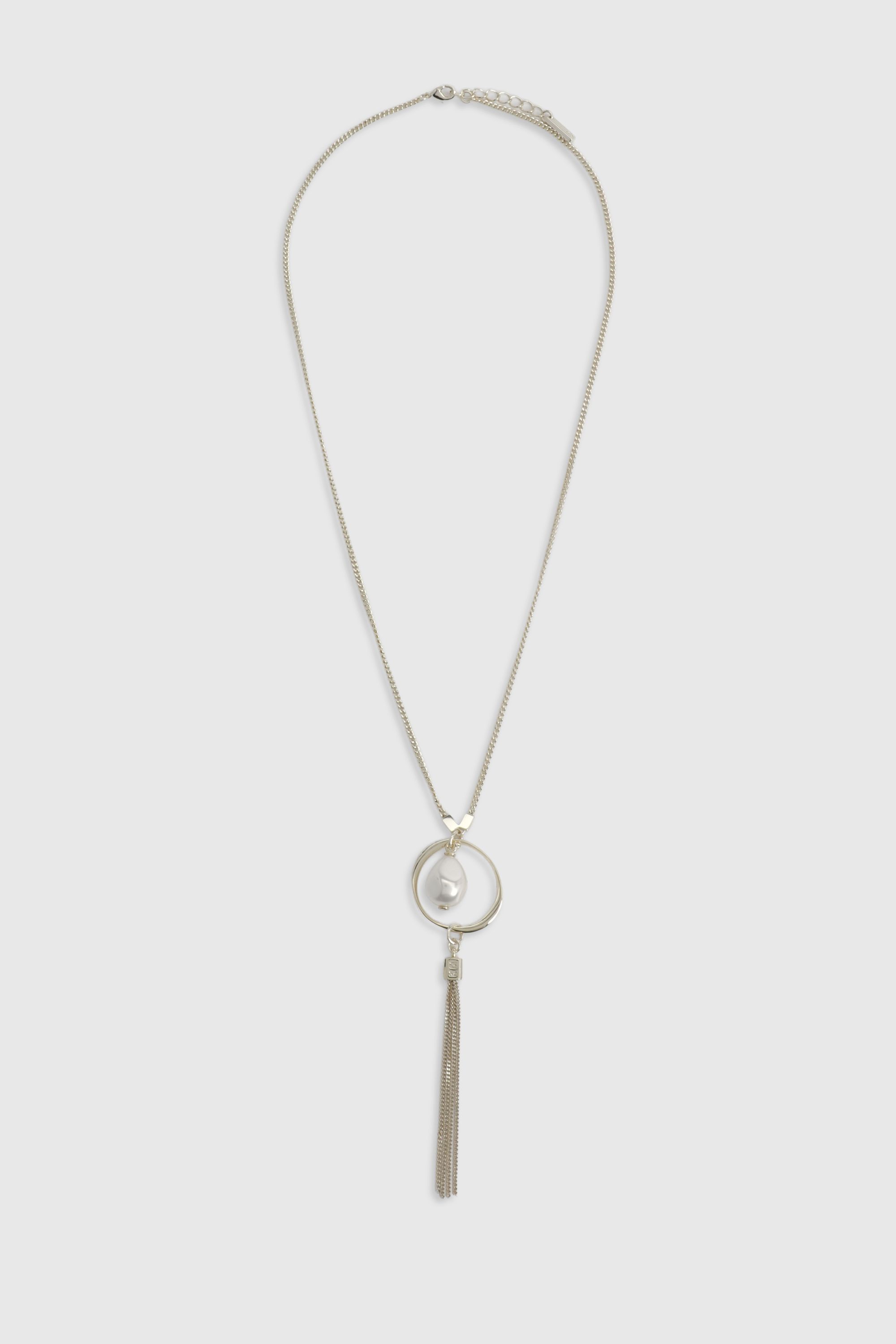 KarenMillen Modern Pearl Pendant Necklace