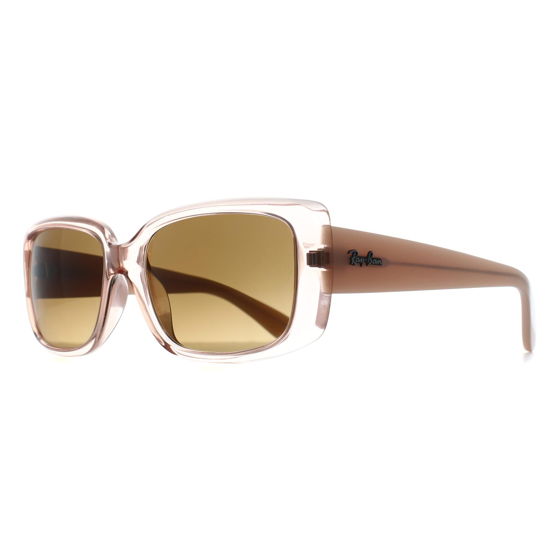 Ray-Ban Rectangle Transparent Brown Brown Gradient Polarized RB4389