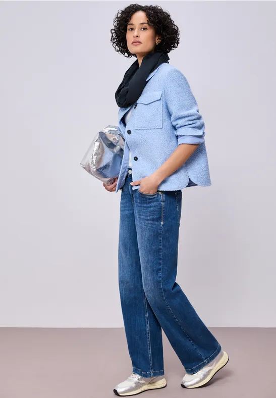 Loop-Schal in Unifarbe aus Viskose