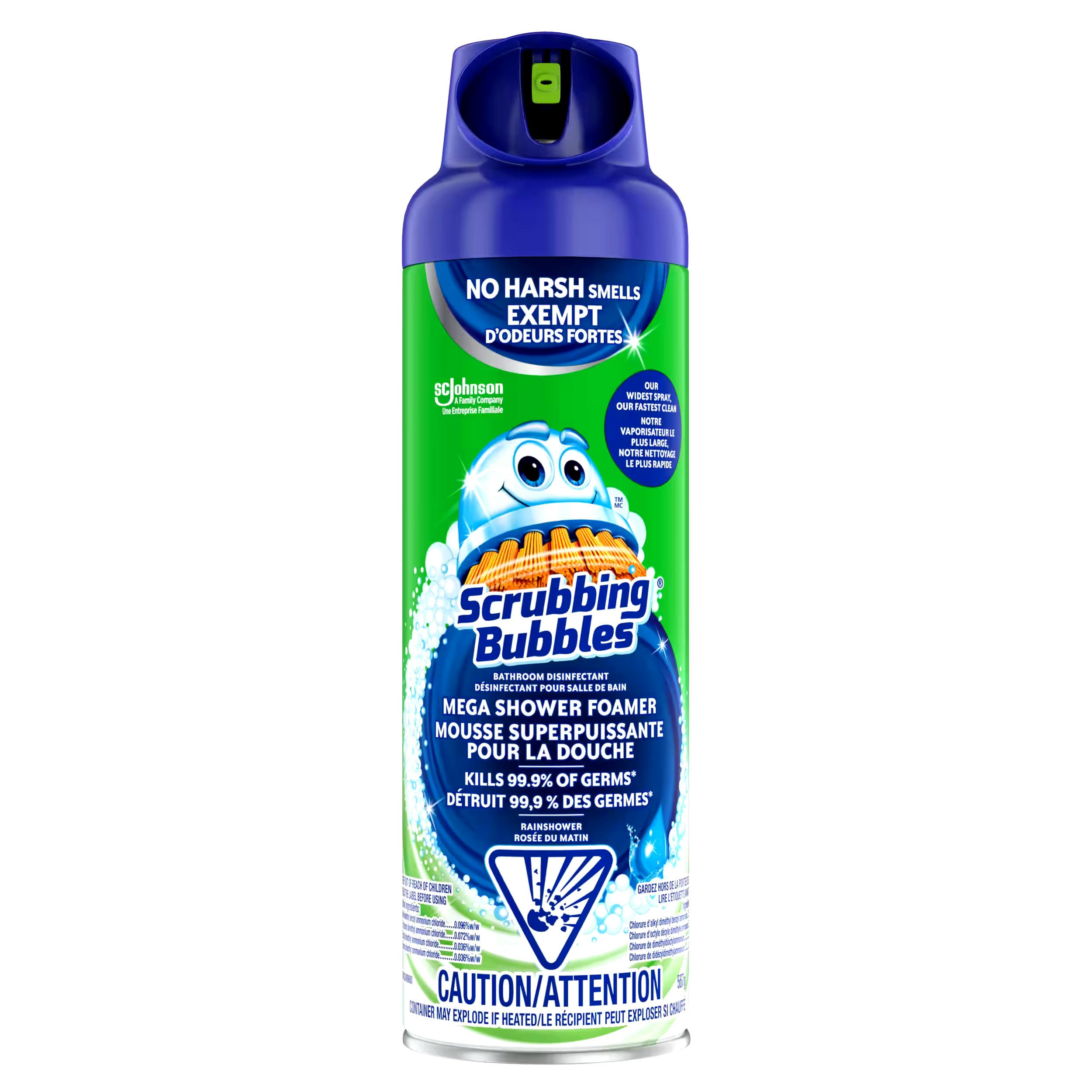 Scrubbing Bubbles Mega Shower Foamer Bathroom Cleaner Spray, 567-g