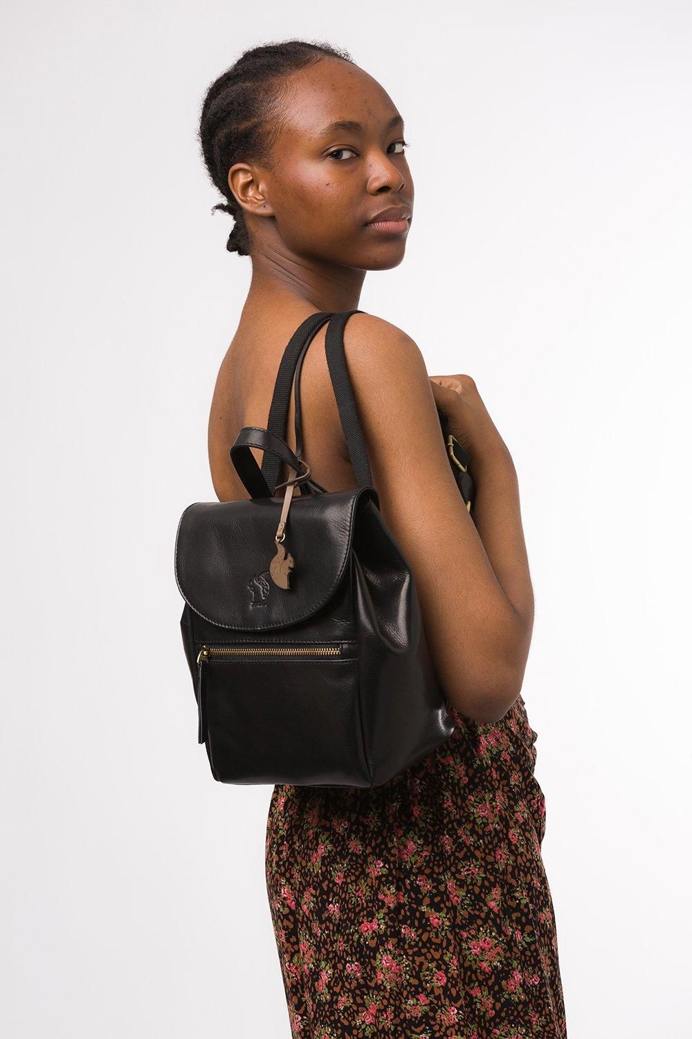 Conkca London Simone' Leather Backpack