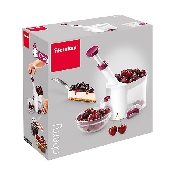 Dénoyauteur Cherry à cerises et à olives Blanc