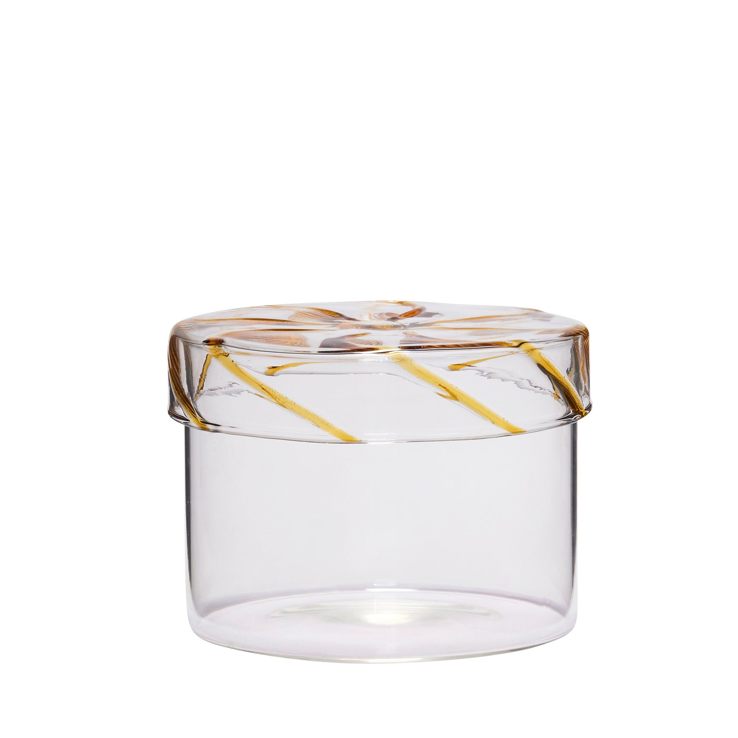 Hübsch opbergpot Heir - glas - ø12xh10cm