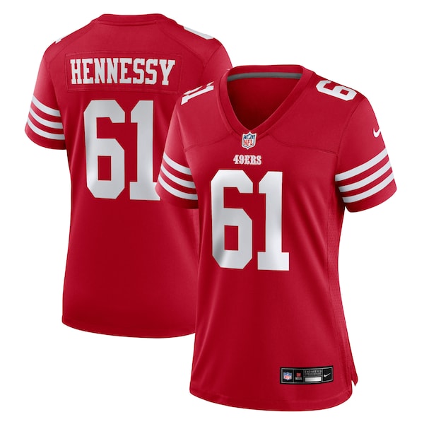 Matt Hennessy San Francisco 49ers Nike Women's Team Game Jersey -  Scarlet
