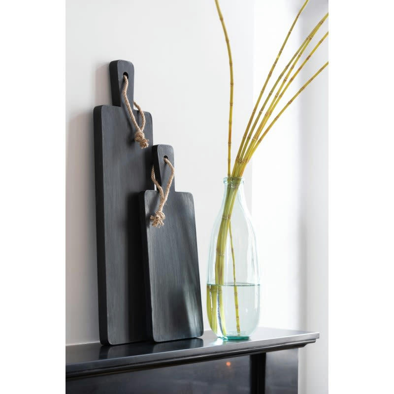 BOUTEILLE - Vase bouteille en verre transparent H40cm