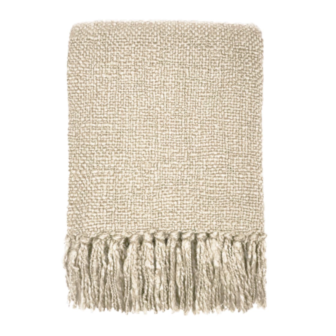 Malagoon Ivory Solid Plaid 125 x 150 cm