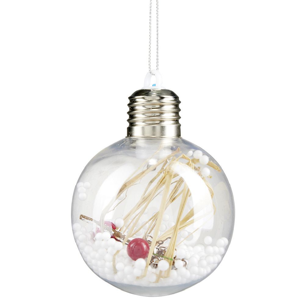Boule lumineuse de No&euml;l Ø8cm