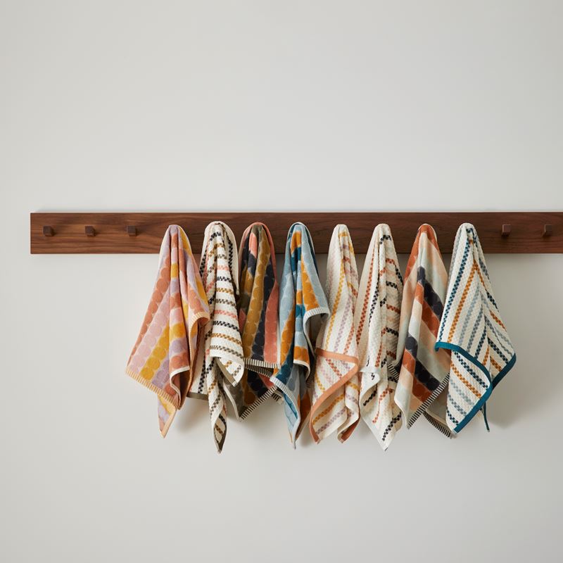 Mimi Dark Moss Cotton Bamboo Tea Towels Pack of 2