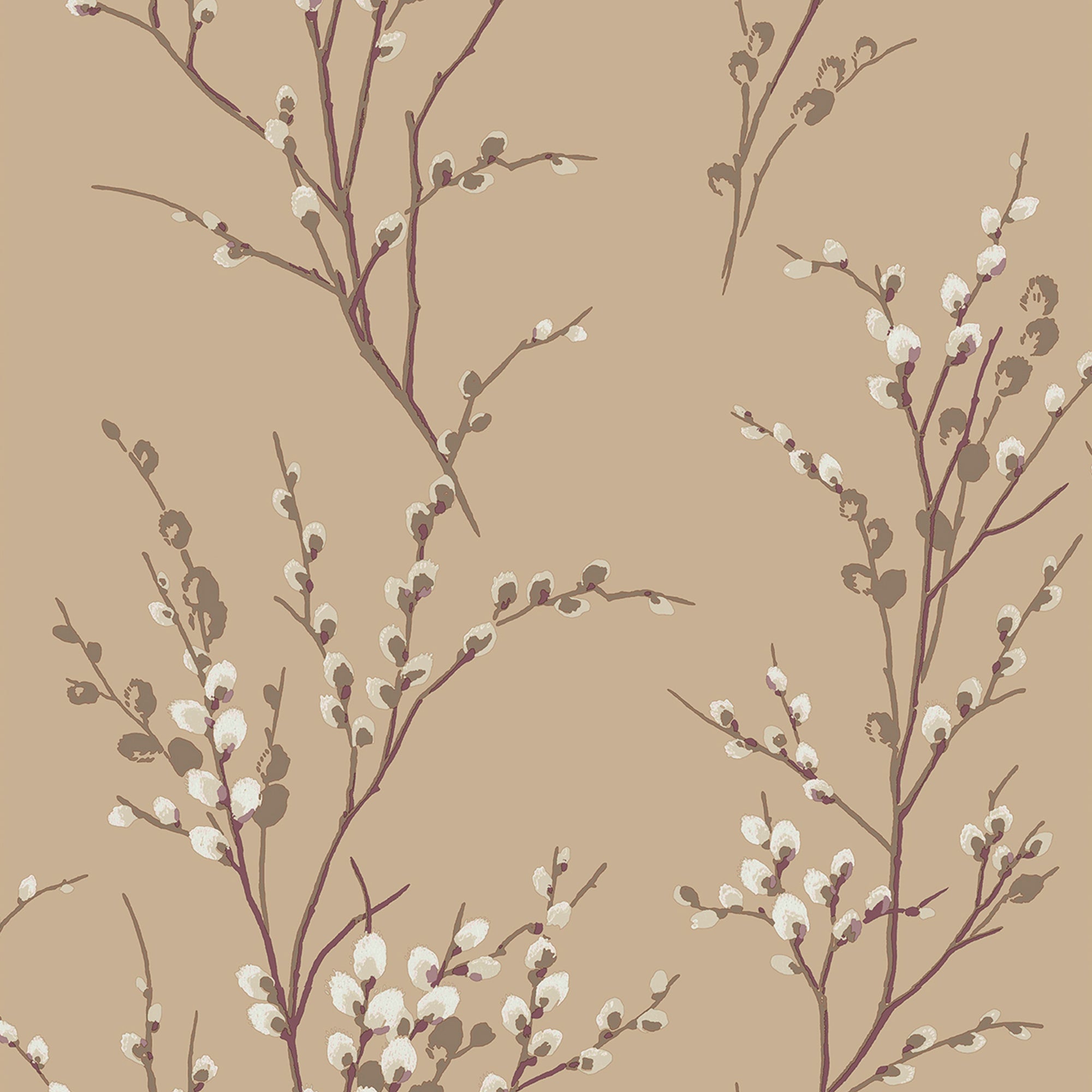 Laura Ashley Vliesbehang - Boswilg Natural - 10mx52cm
