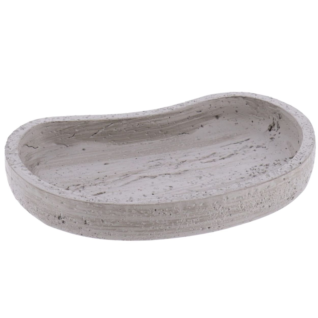 Mydelniczka SORO efekt betonu szara 8x13 cm