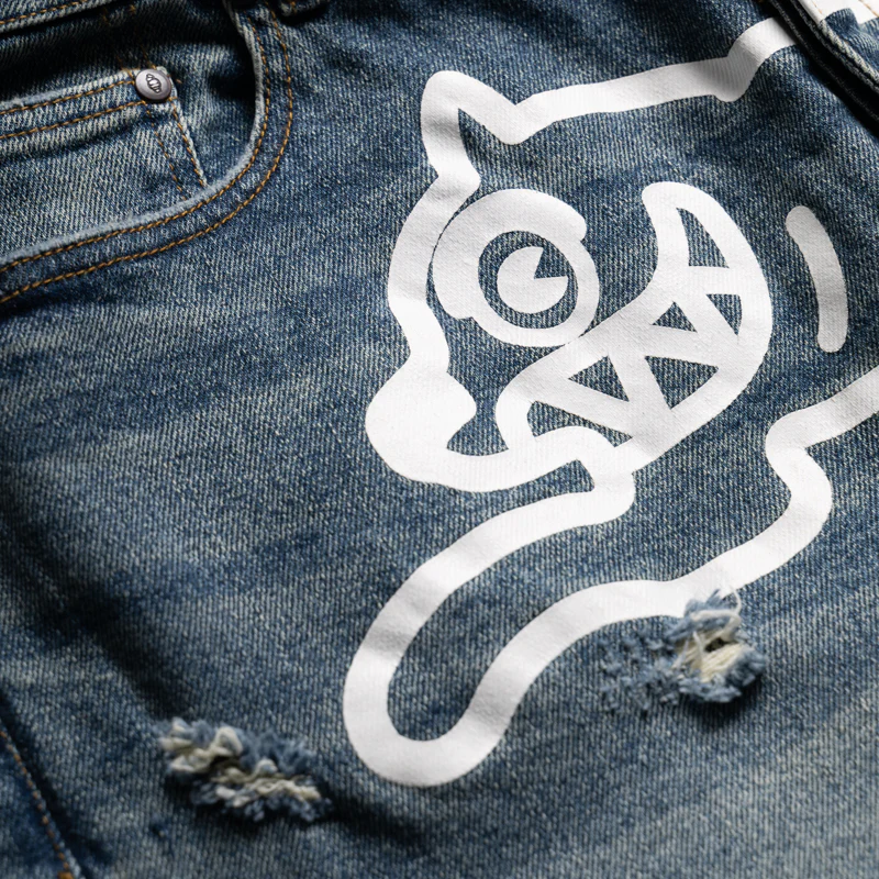 Ice Cream Mechanic Jeans - Blue Cherry