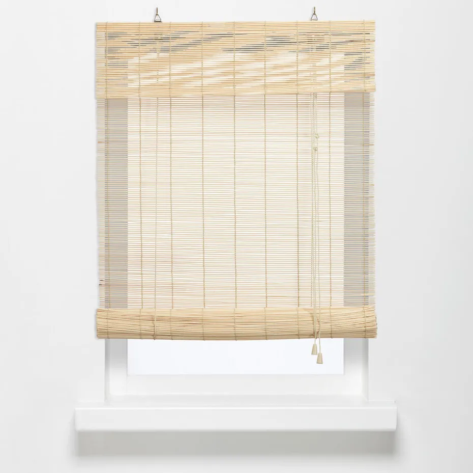 Kwantum Rolgordijnen | Rolgordijn Bamboe Naturel 90×160 Cm 090X160CM