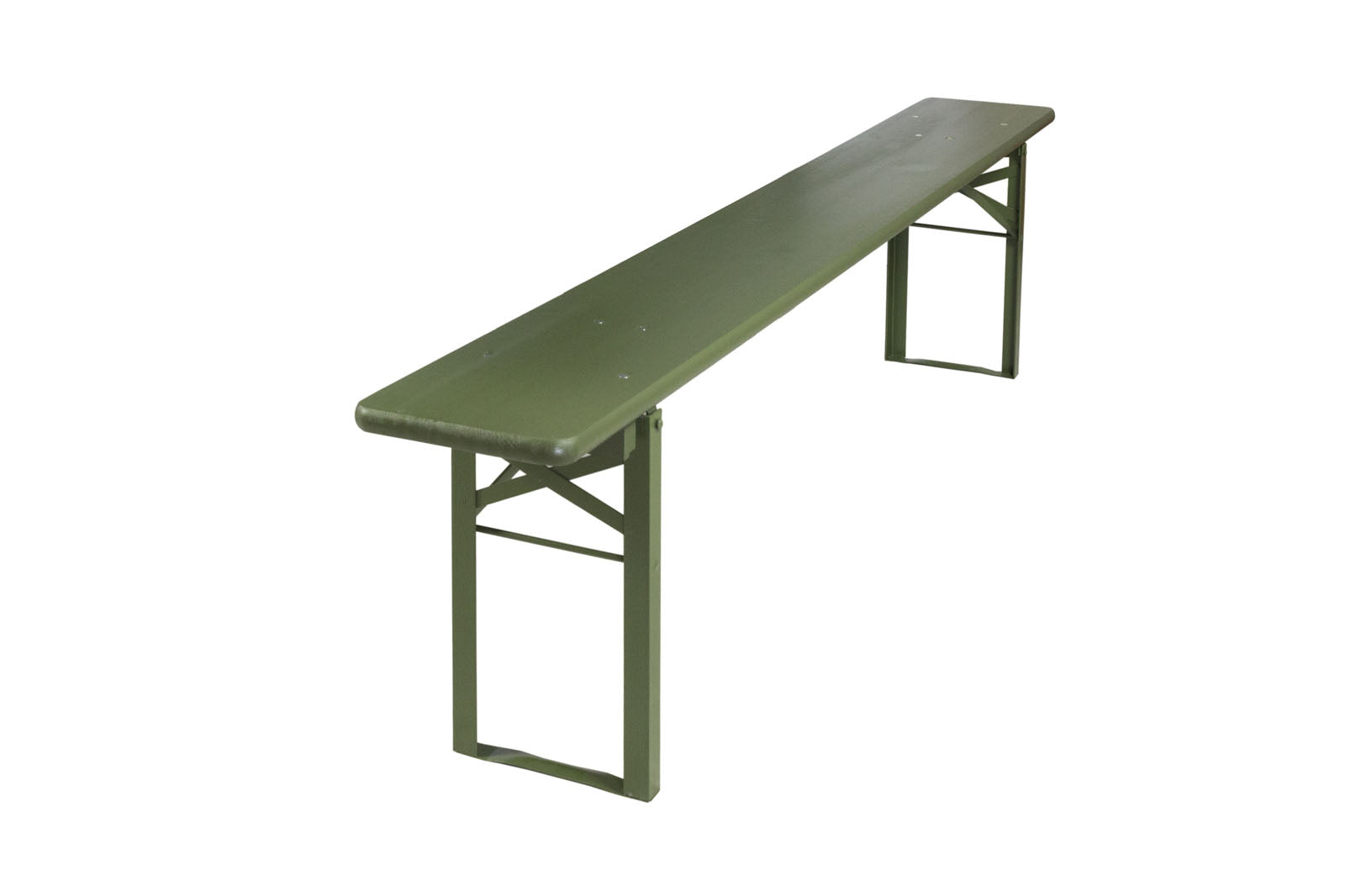 MaximaVida inklapbare bierbank Berlijn 200 x 25 cm olijfgroen - FSC hout