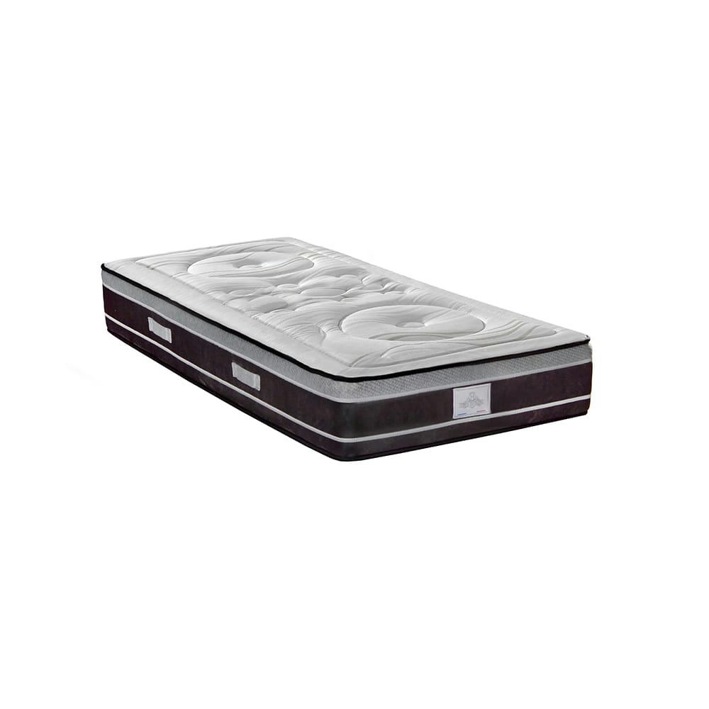 DIVIN - Ensemble  90x190  Matelas Ressorts + Sommier + Accessoires