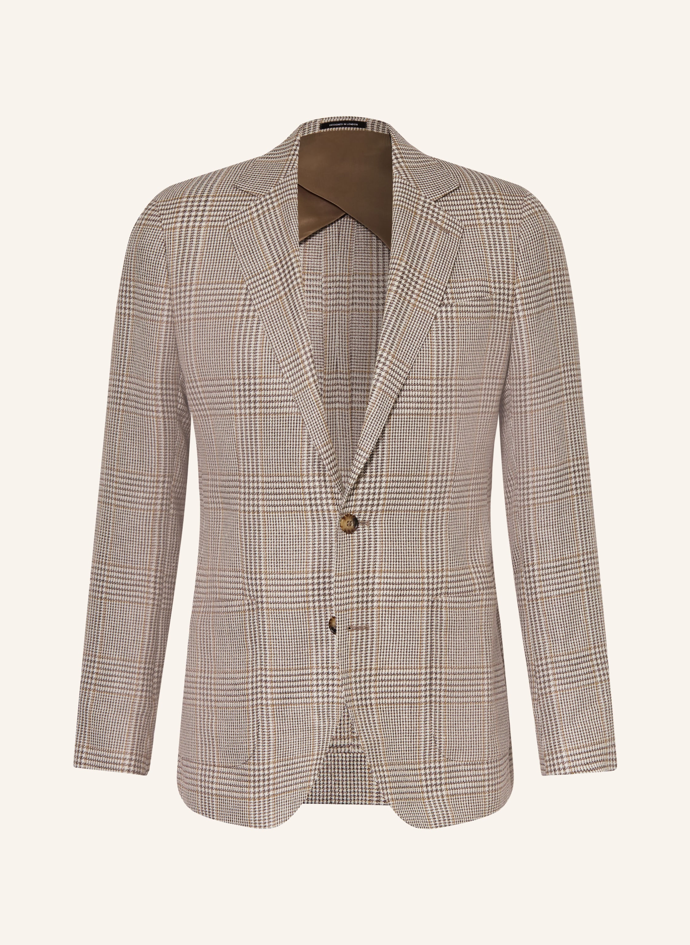 REISS Sakko EPSOM Tailored Fit mit Leinen