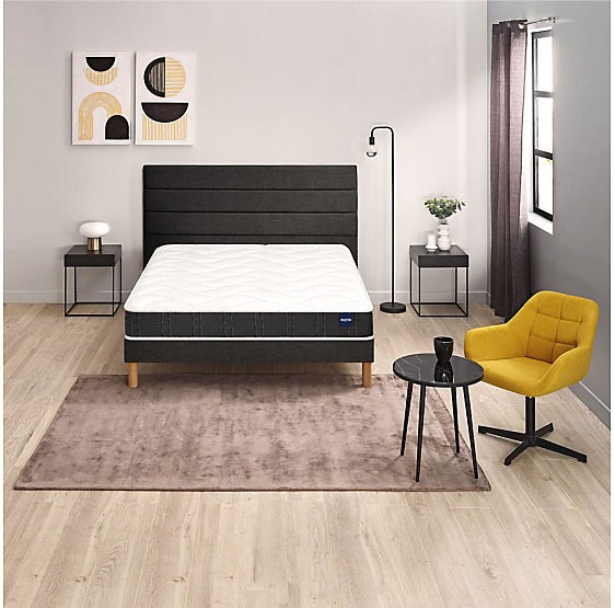 Ensemble Bultex SO GOOD   Sommier POWER   pieds 160x200 Mousse