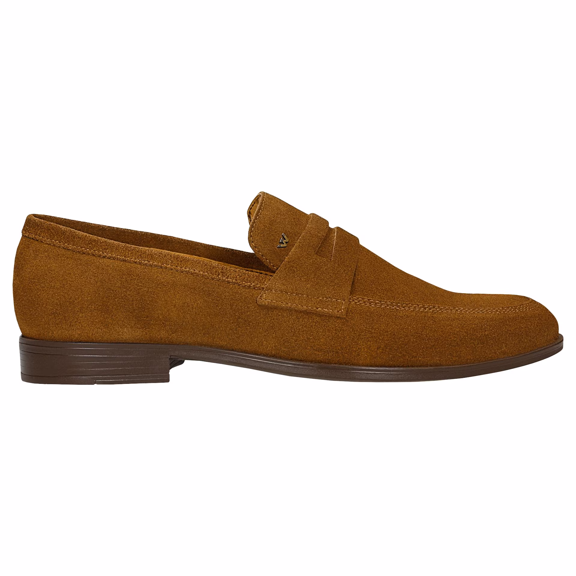 Brązowe mokasyny męskie penny loafers