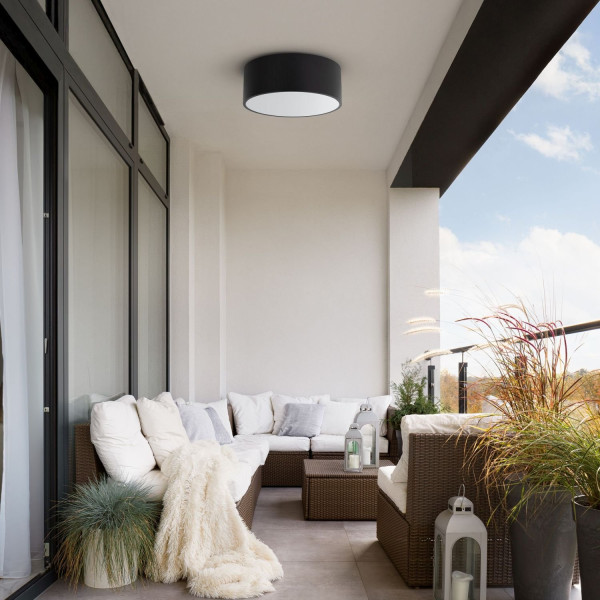 Oprawa natynkowa zewnętrzna IP54 LIVO BLACK S 10984 TK Lighting