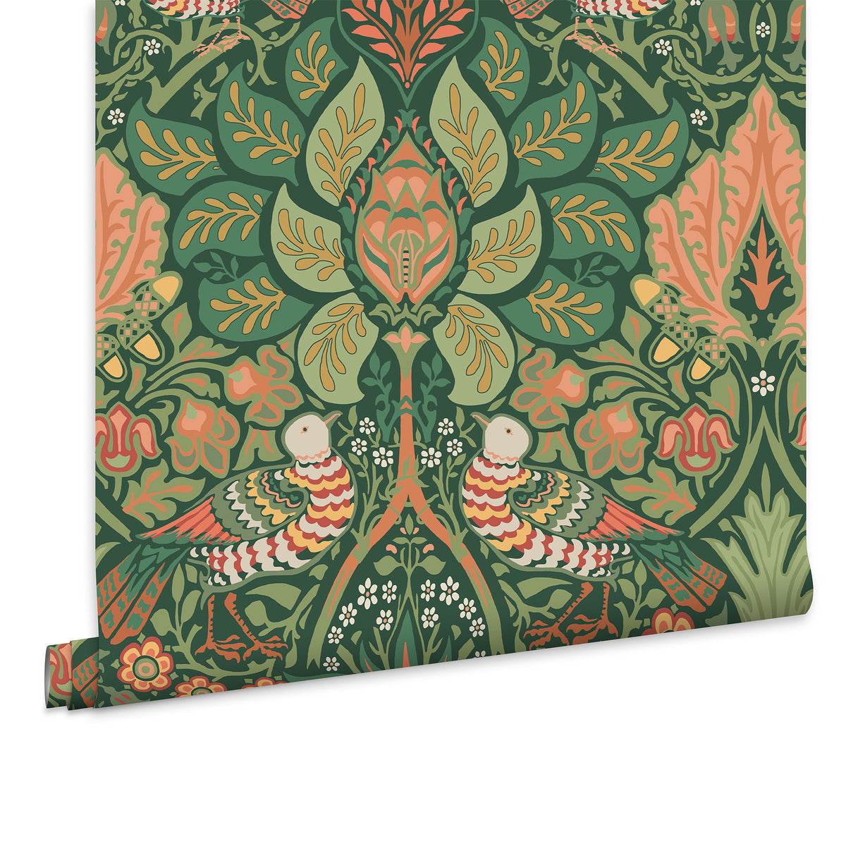 William Morris at Home Vliesbehang - Dove & Rose Woodland - 1000x52