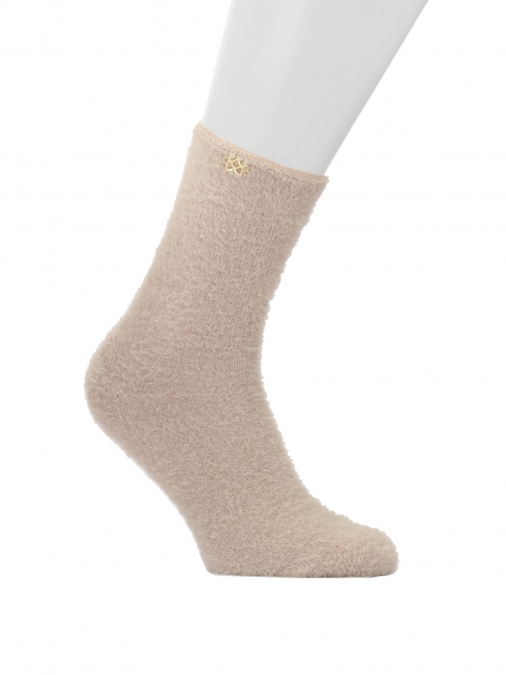 Soft beige socks