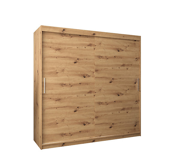 Armoire TOKYO à portes coulissantes H. 200 x L. 200 x P. 62, 2 portes