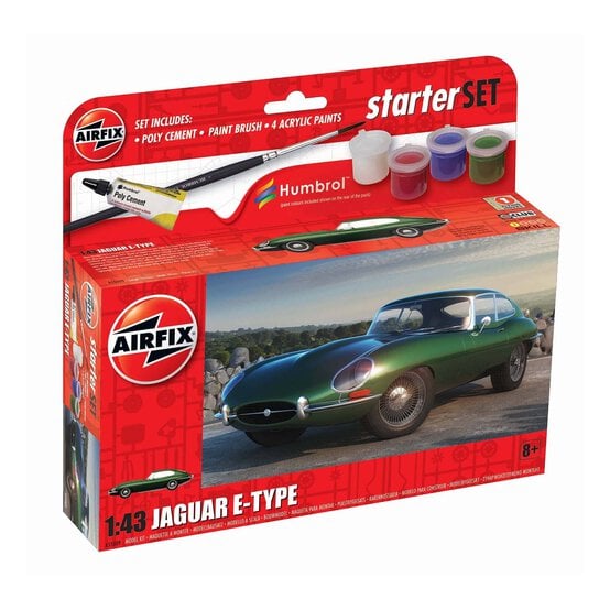 Airfix Jaguar E-Type Starter Set 1:43