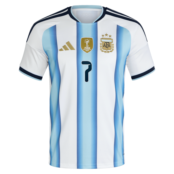 Rodrigo De Paul Argentina National Team adidas 2026 Home Replica Jersey - White