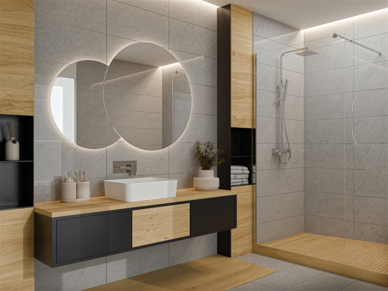 Kabina prysznicowa Invena Walk-In II 200 x 80 cm CHROM