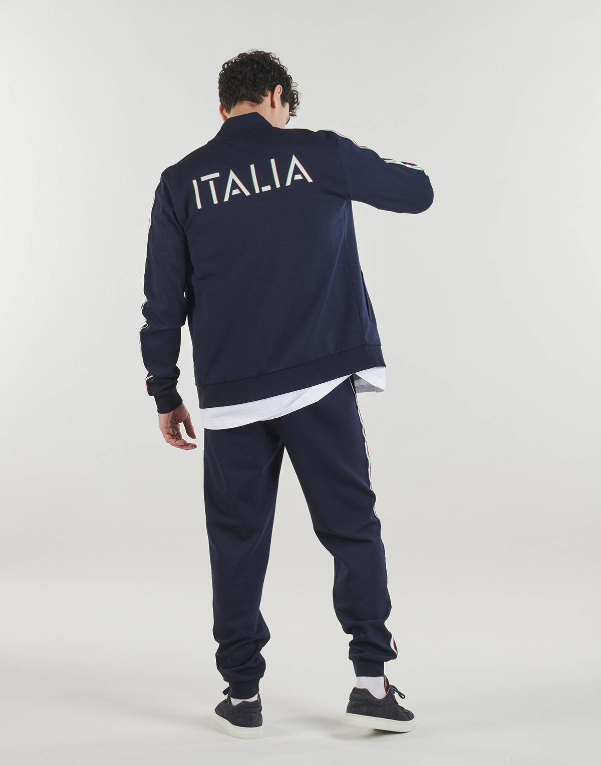 Emporio Armani EA7 - ITALIAN SPIRIT T-SUIT TT FZ - Marine