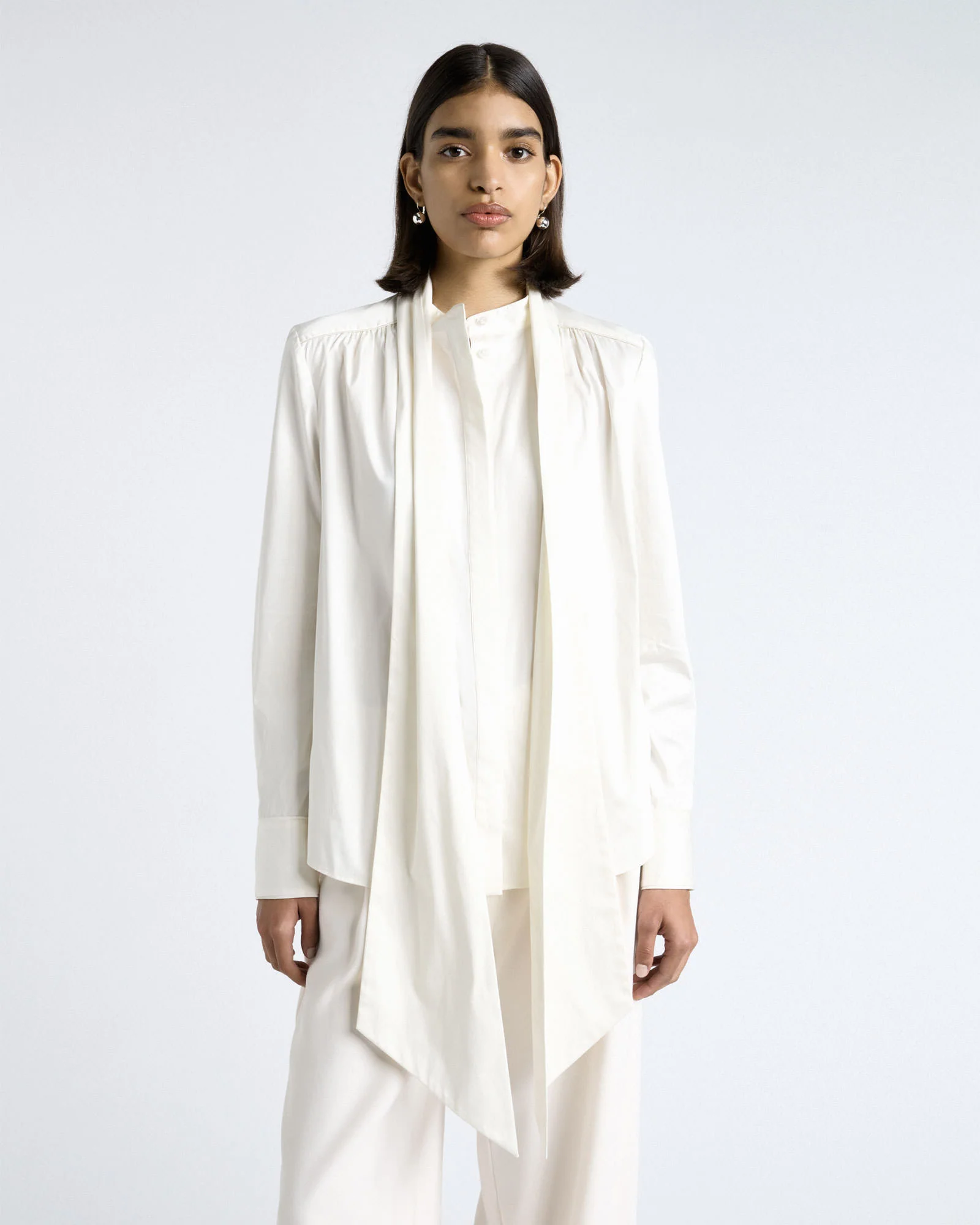 Stretch Cotton Blouse