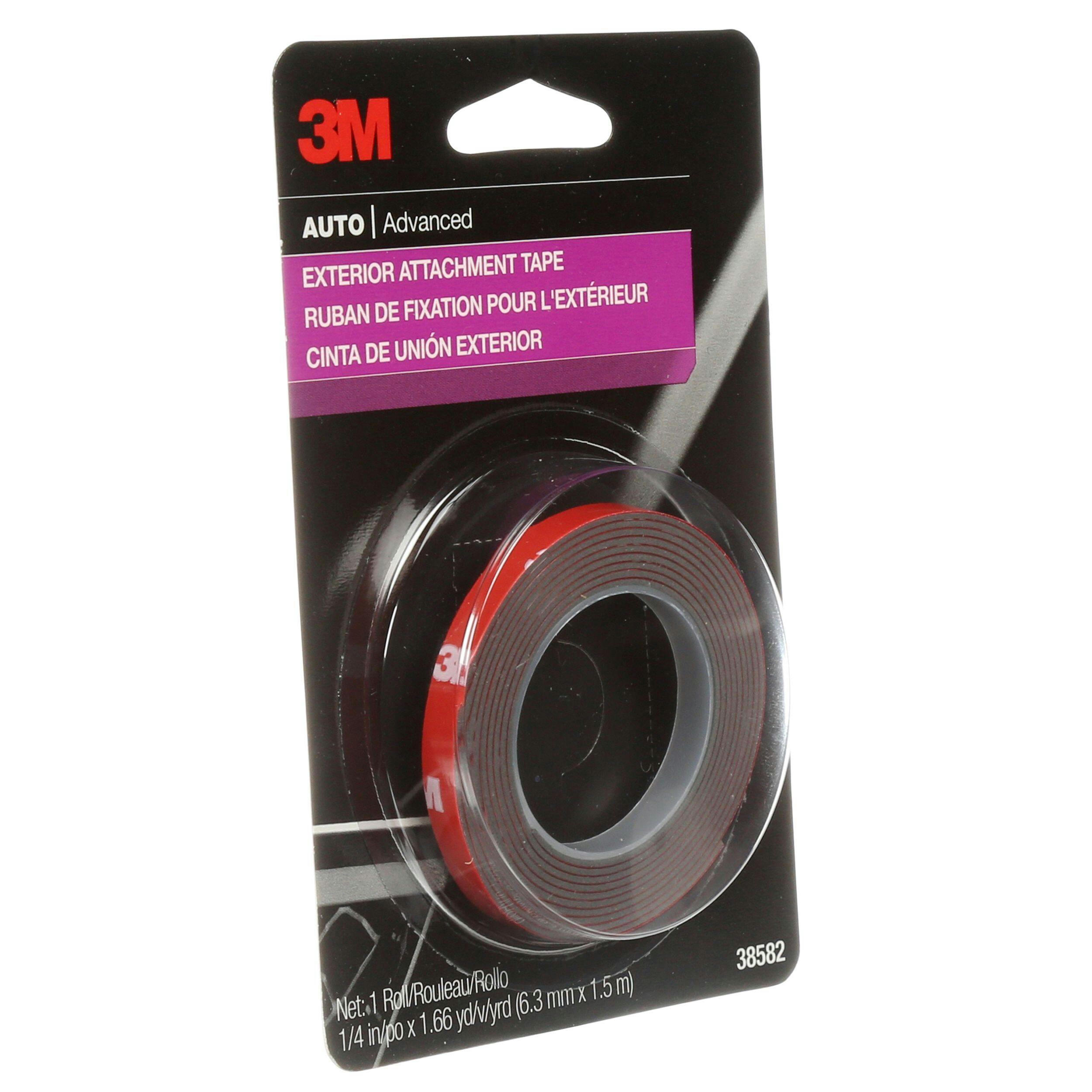 3M Auto Molding Tape, 1/4-in x 5-ft