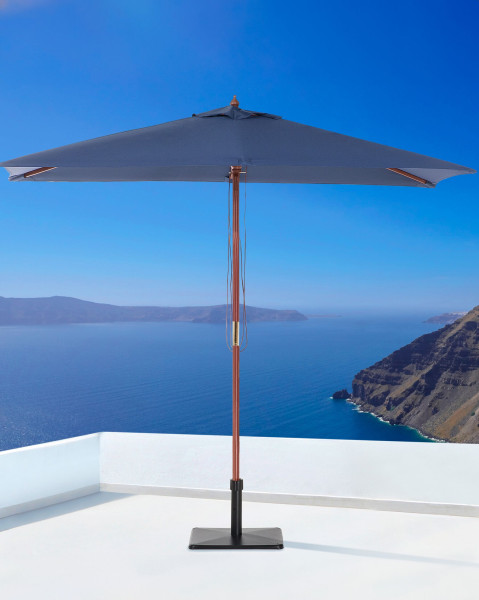 Parasol ogrodowy składany 194x144 niebieski